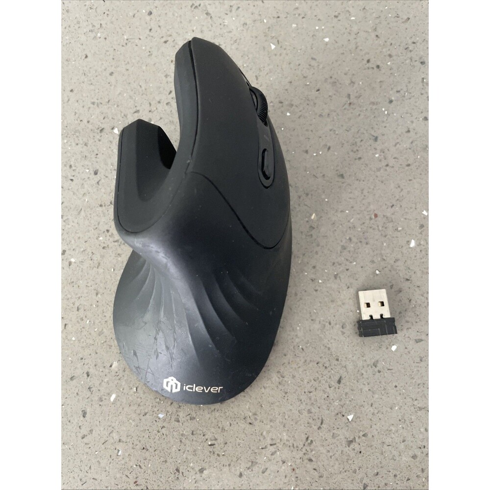 iClever Ergonomic Vertical Mouse TM209G With USB Dongle TESTED WORKING